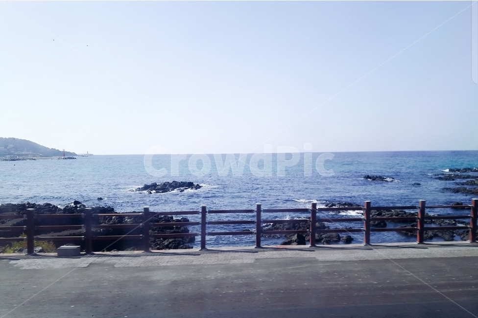 제주도,풍경,하늘,돌,울타리,ocean,sky,자연,풍경,nature,landscape,banister,난간,handrail,railing
