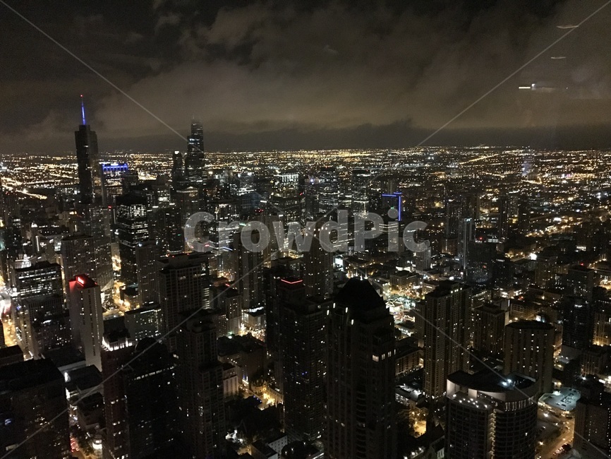 시카고,야경,존행콕타워,chicago,96층야경,야경,밤,풍경,nightscape,night,landscape,outdoors,옥외,경치,nature,자연,scenery,aerial view,조감도