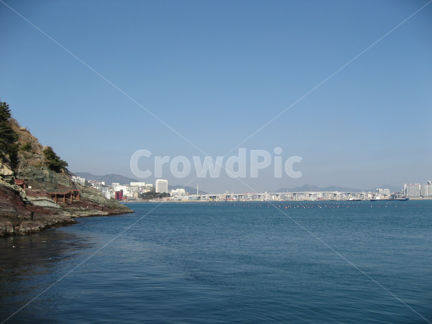 바다,하늘,부산,다리,대교,남항대교,해안,해안선,대양,sea,water옥외
