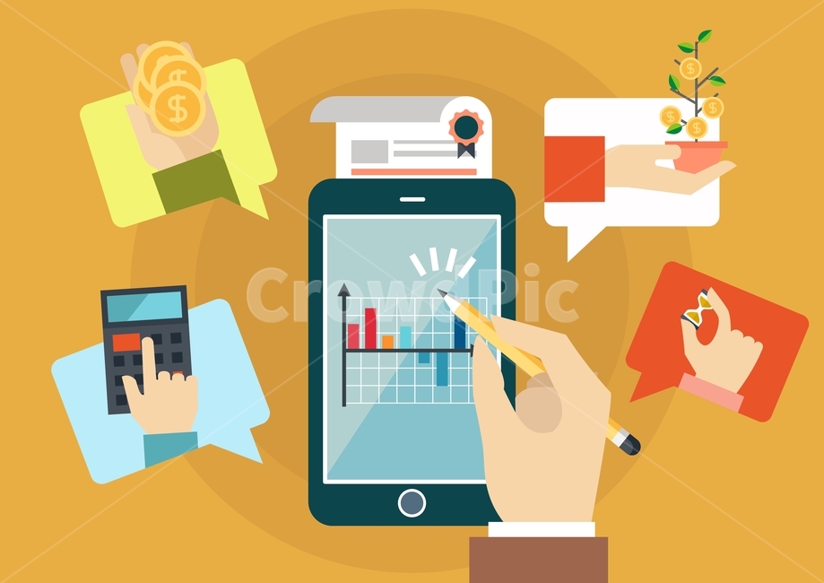 template,calculation,smartphone,flat design,global,stocks,securities,network,pop,cloud,tablet,bank,banknote,pen,currency,savings,exchange rate,plan,hand,calculator,foreign currency,business,flat icon,accumulation,mobile,investment,banner,check,graph,popup