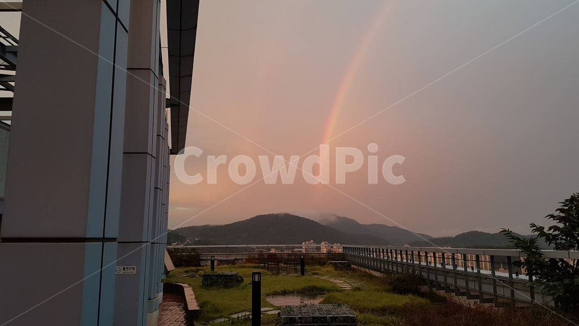 옥외,outdoors,자연,nature,무지게,비온뒤맑음