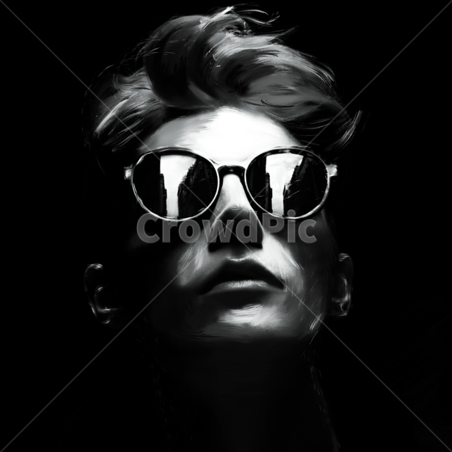 여자,일러스트,아트웍,그림,블랙,모던,그래픽,일러스트레이션,graphic,illustration