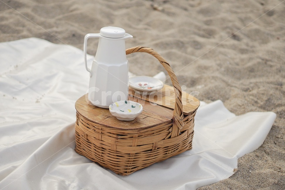 피크닉소품,접시,소품,모래,해수욕장,해변,바다,beach,sea