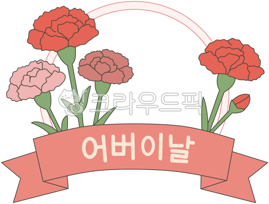 어버이날,카네이션,꽃,리본,타이틀,캘리그라피,5월,가정의달,부모님,감사,사랑,효도,기념일,축하,문구,배너,장식,식물,일러스트,디자인소스