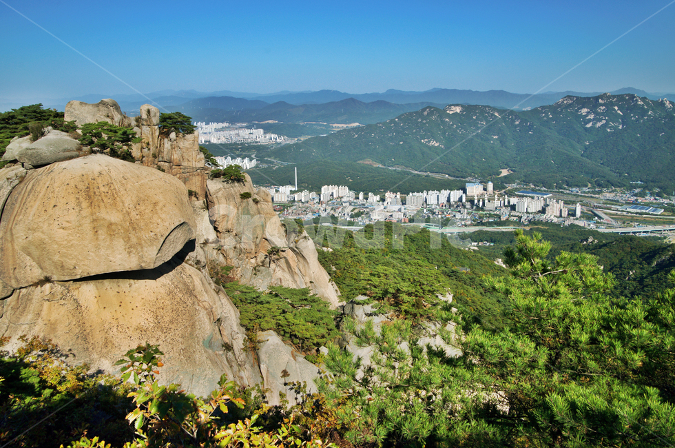 도봉산,의정부,수락산,아파트촌,산,등산,경기도,기암괴석,암벽,바위