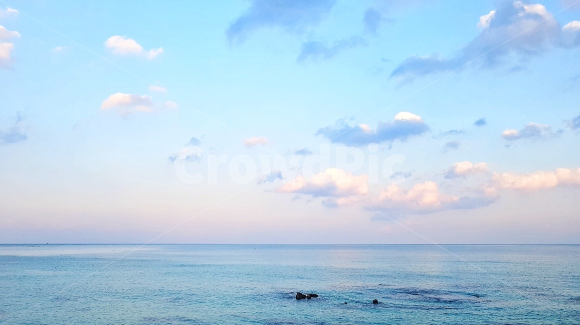 nature,자연,바다,sea,blue,푸른바다,노을,하늘