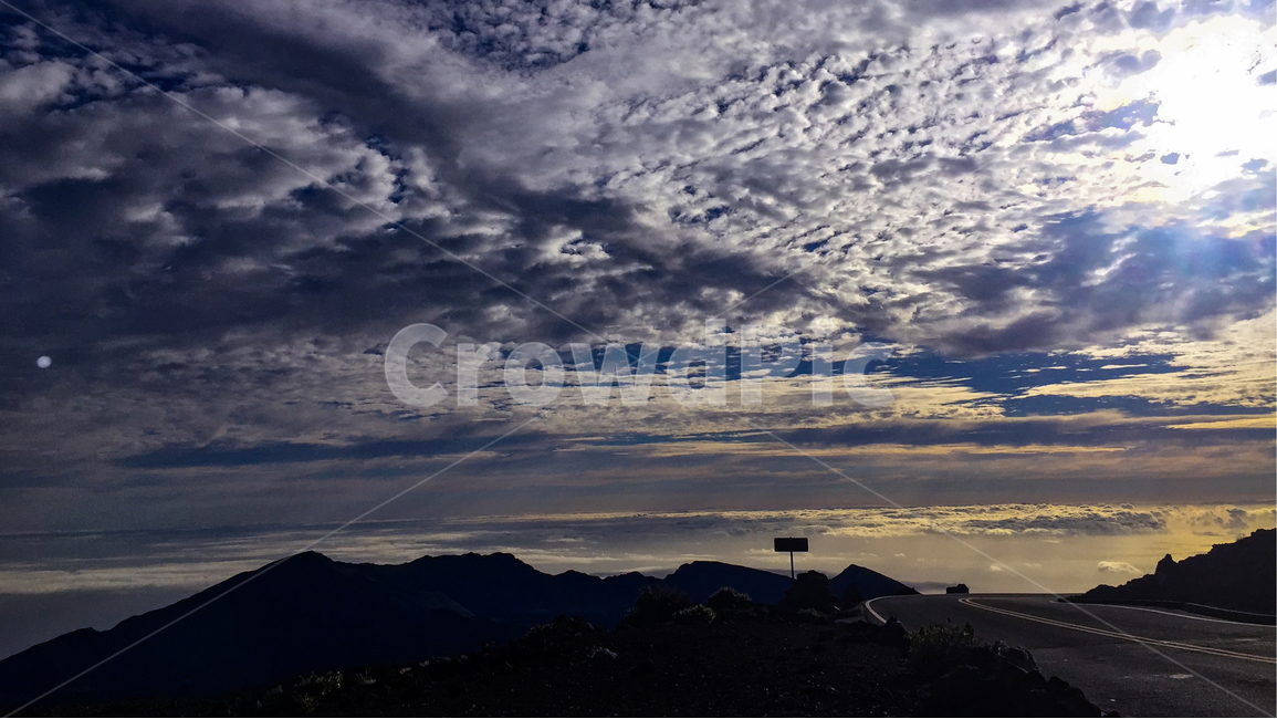 nature,자연,sky,하늘,구름,도로,외국자연풍경,하와이