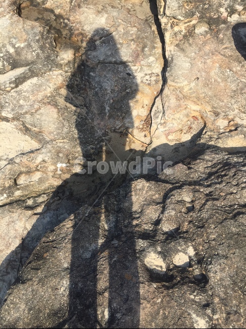 그림자,소녀,돌,배경화면,비치,rock,shadow