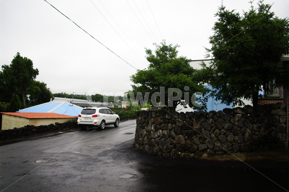 거리,집,제주,비,차,제주도,jeju,jeju island,시골,마을,풍경,landscape,country,rural,town