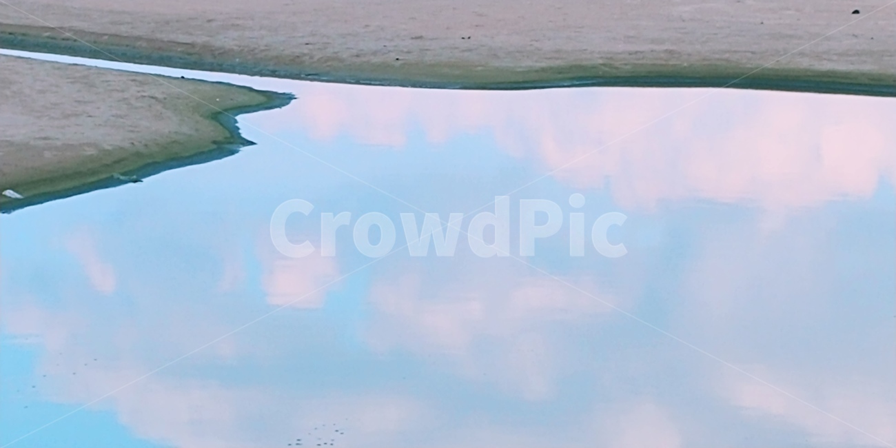 water,거울,하늘,sky,mirror,reflect
