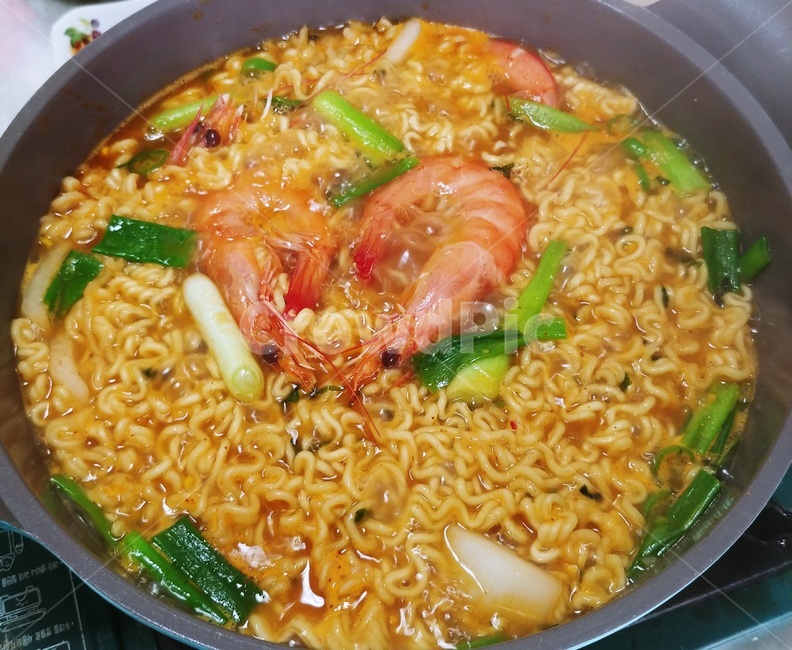 대하라면,새우라면,라면,라면먹방,라면끓이기