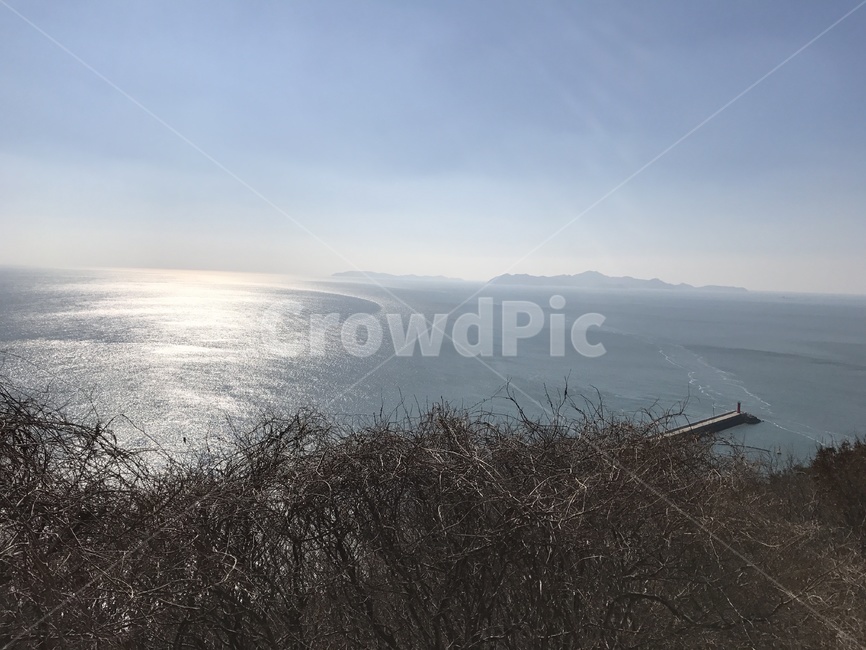 바다,풍경,섬,햇빛,광활,백령도