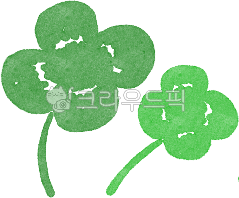 크로바, 행운, 네잎크로바, 클로버, 네잎클로, 사진,이미지,일러스트,캘리그라피 - 안갱작가 크라우드픽 - 저작권 걱정 없는 상업용 이미지