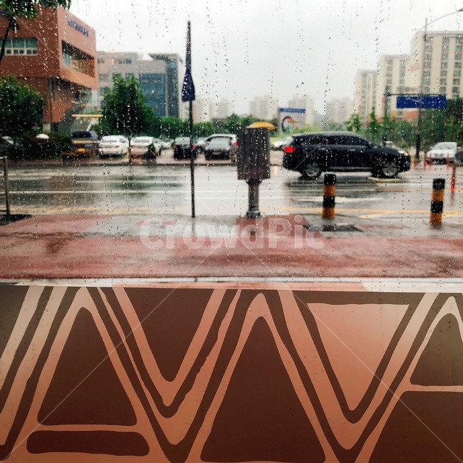 비오는날,비,물방울,횡단보도,카페,비,비오는날,rain,rainy