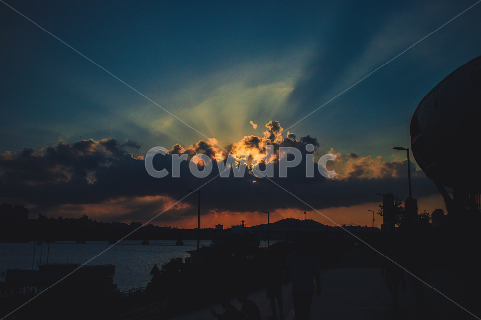 한강,구름,하늘,노을,풍경,자연,풍경,nature,landscape,outdoors,옥외,sunlight,햇빛
