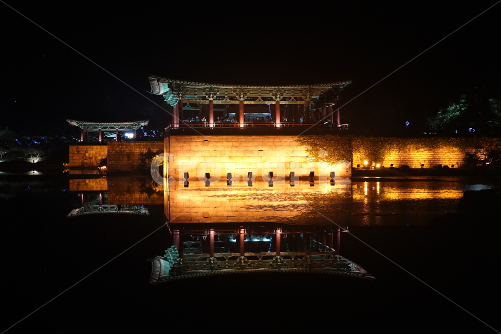 건물,건축물,경주,야경,안압지,building,architecture,야경,밤,풍경,nightscape,night,landscape