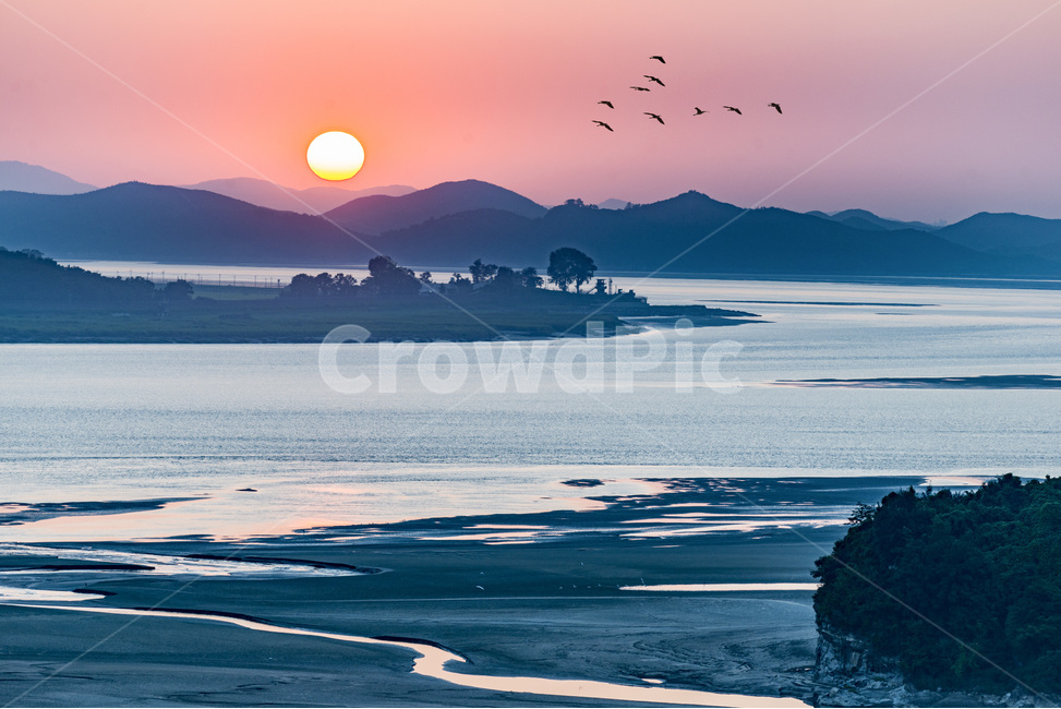 두물머리,일몰,대양,outdoors,bird,자연,풍경,nature,landscape,한국자연풍경,한국자연경관,korea nature landscape