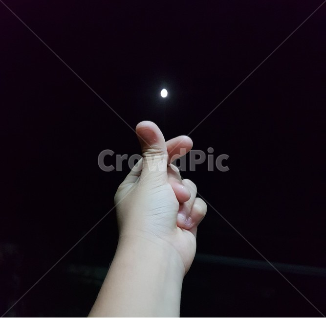 보름달,하트,사랑,손,love