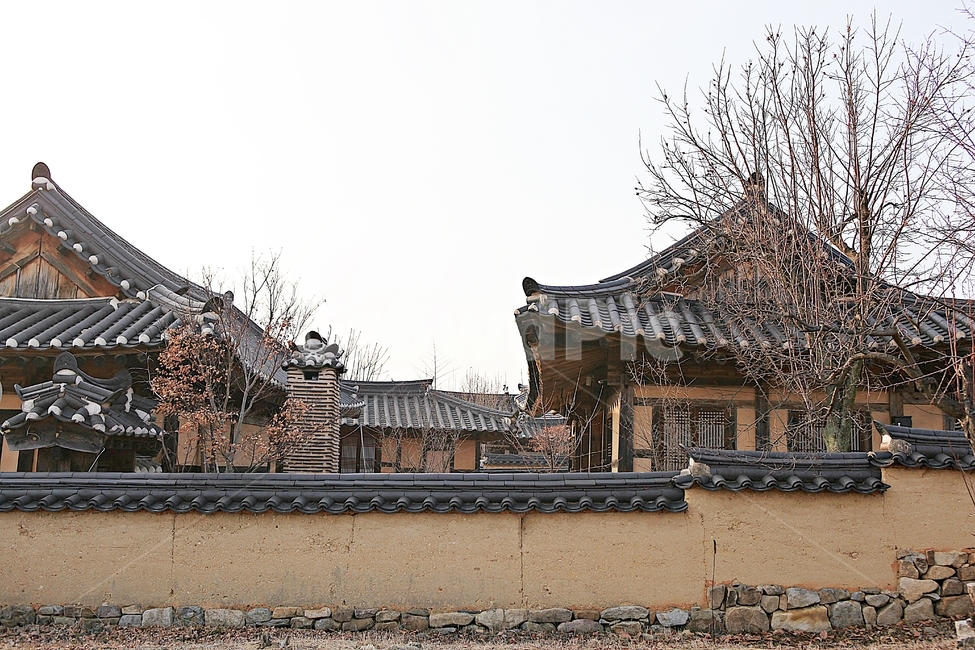 하회마을,안동,한옥,기와집,한옥집,전통집,집,옛날집,자연,풍경,겨울,건물,문화재,한국전통,한국문화,korean traditional,korean culture