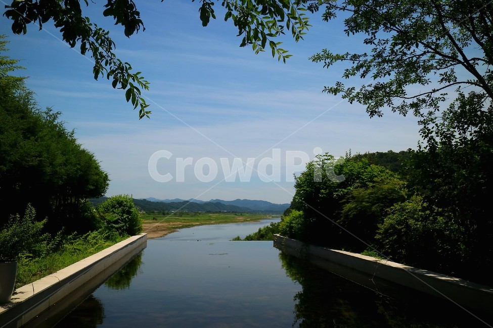 연천,허브마을,나무,강,풍경,하늘,풀,자연,생태계,산,자연,풍경,nature,landscape,water,물,outdoors,옥외