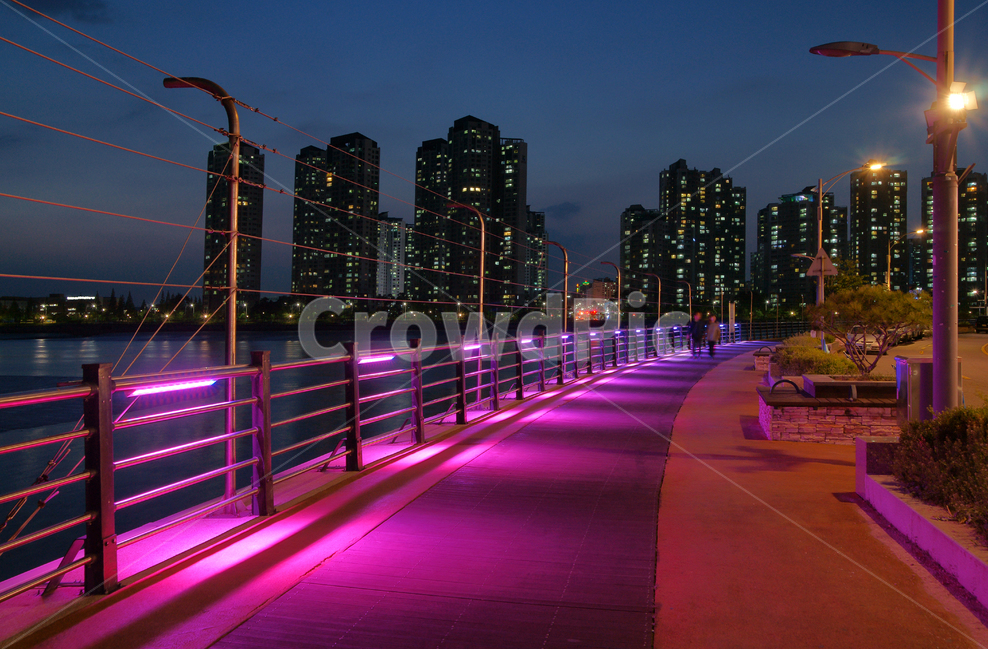 산책로,월곶포구,시흥,조명,월곶해안로,야경,밤,풍경,nightscape,night,landscape,도시,city,한국도시풍경,한국도시경관,korea cityscape,railing,난간
