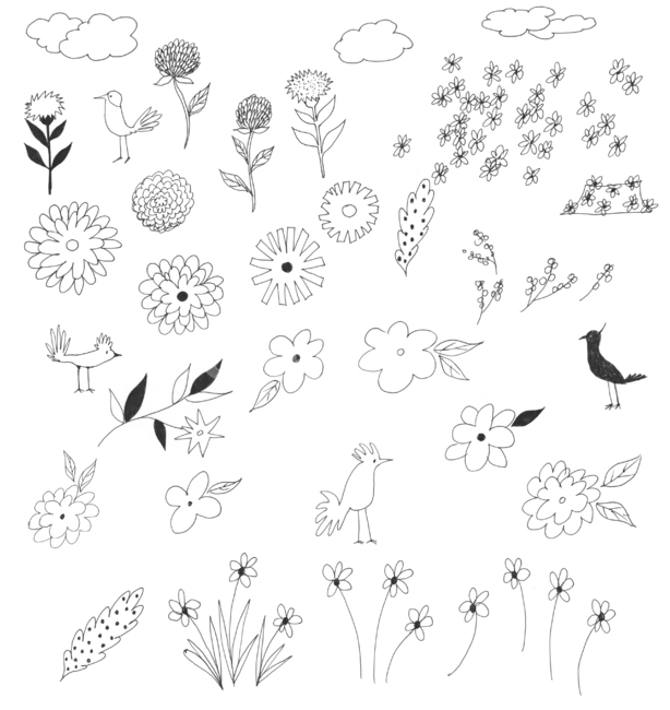 손그림,handdrawing,연필,pencil,연필라인,꽃,flower,bloom,blossom,pencilline,연필그림,나뭇가지,bough,twig,sprig,branch,pencilpicture,구름,cloud,animal,동물,나뭇잎,leaf,foliage,umbrage,bird,새