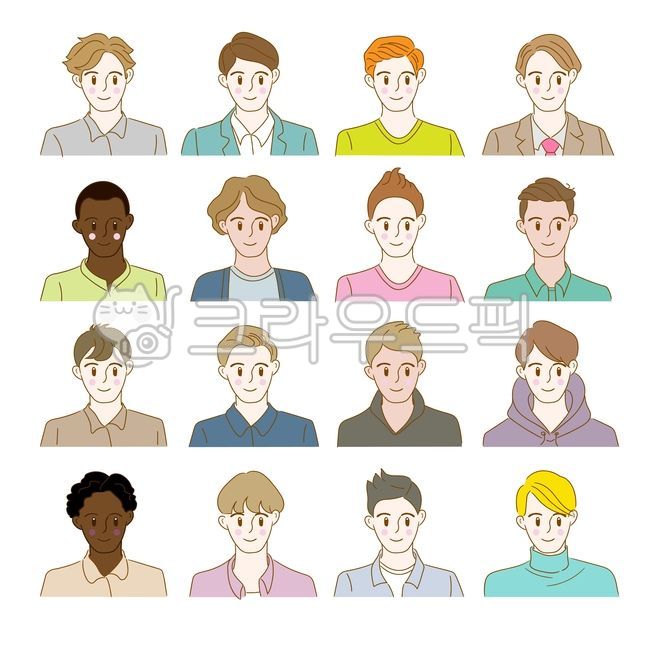 남자,다양한,얼굴,헤어스타일,사람,인간,hair,human,people,men,stylish,face,플로필,아이콘,사람얼굴,얼굴아이콘,초상화,머리스타일,얼굴일러스트,아이콘모음,사람아이콘,남자초상화,남자얼굴,profile,손그림,일러스트