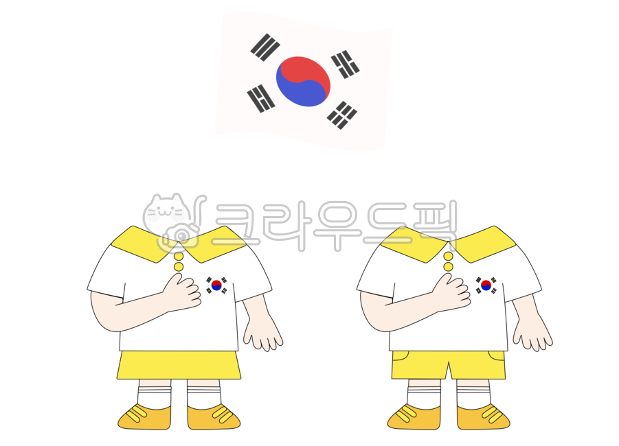 어린이경례,어린이경례합성,경례합성,국기에대한경례,태극기,얼굴합성