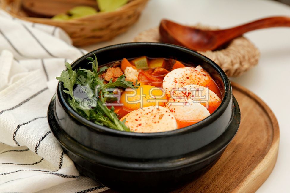 순두부찌개, 지개, 고추장찌개, 음식, 요리, 사진,이미지,일러스트,캘리그라피 - 사탕세알작가