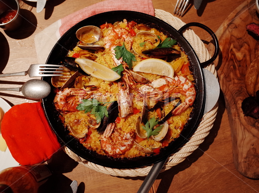 빠에야,파에야,음식,스페인,paella
