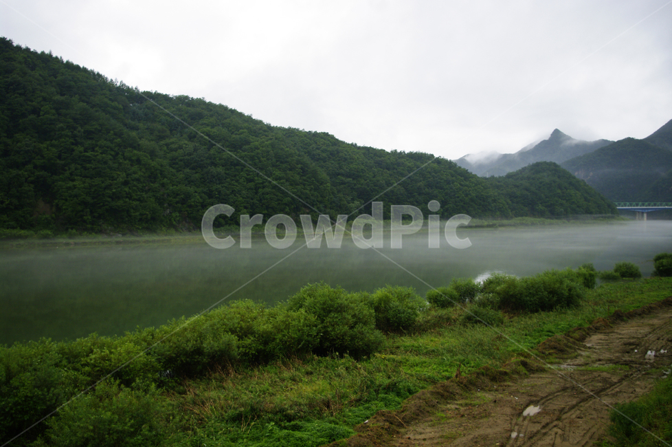 산,구름,풍경,cloud,강,물안개,자연,풍경,nature,landscape,outdoors,옥외,water,물