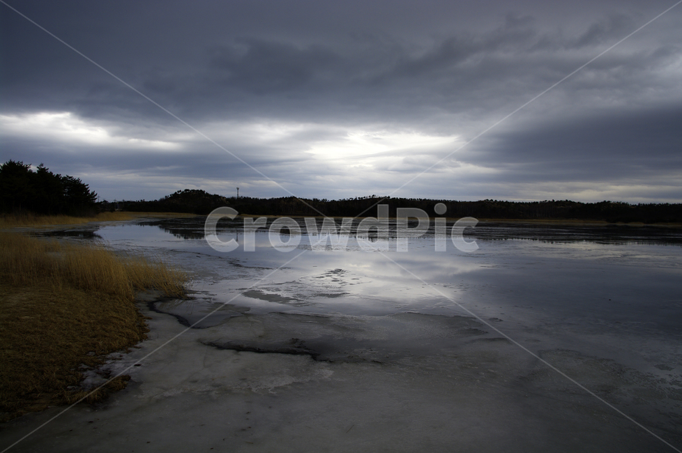 풍경,호수,겨울,하늘,구름,자연,풍경,nature,landscape,land,땅,outdoors,옥외,water,물
