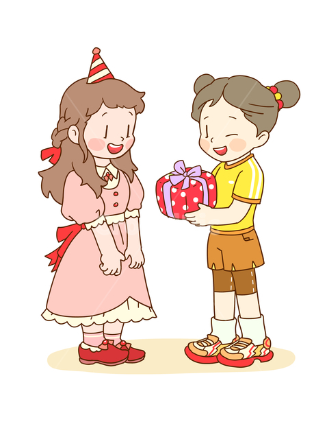 일러스트,생일,어린이,어린이집,초등학생,학생,축하,생일축하,캐릭터,두명,선물,공주,공주님,그림,선물상자,일러스트레이션,유아,아동,유치원,기념일,축하,anniversary,congratulation,celebrate,celebration,그래픽,일러스트레이션,graphic,illustration