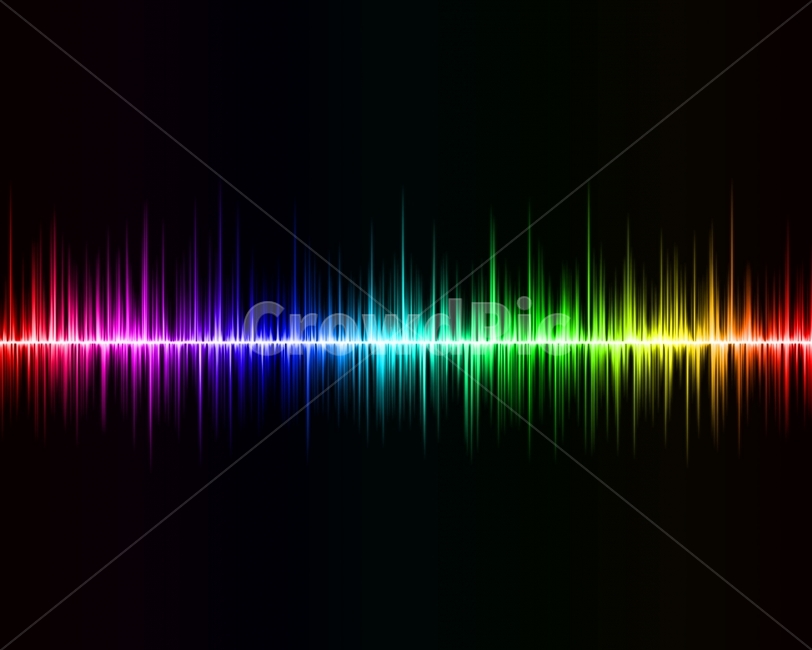 incisive,sound,black,sound wave,wave,frequency,music,spectrum,light,rainbow color,Color full,colorful,height
