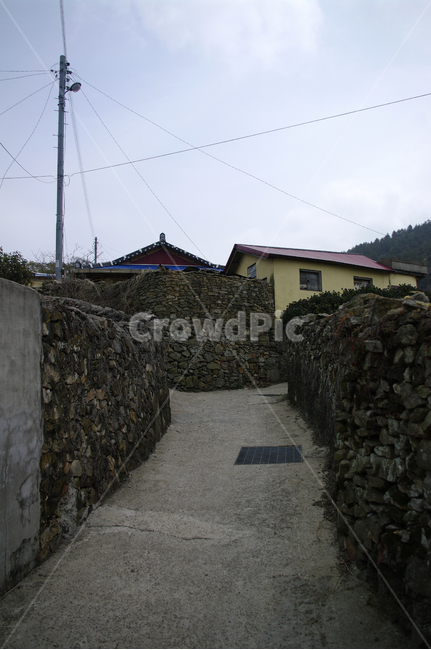 골목길,돌담길,돌담,집,시골,길,시골,마을,풍경,landscape,country,rural,town,골목길,alley,walkway,보도,path,통로,wall,벽,slate,슬레이트