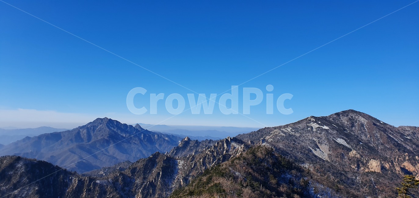 설악산,산,겨울산,풍경,자연