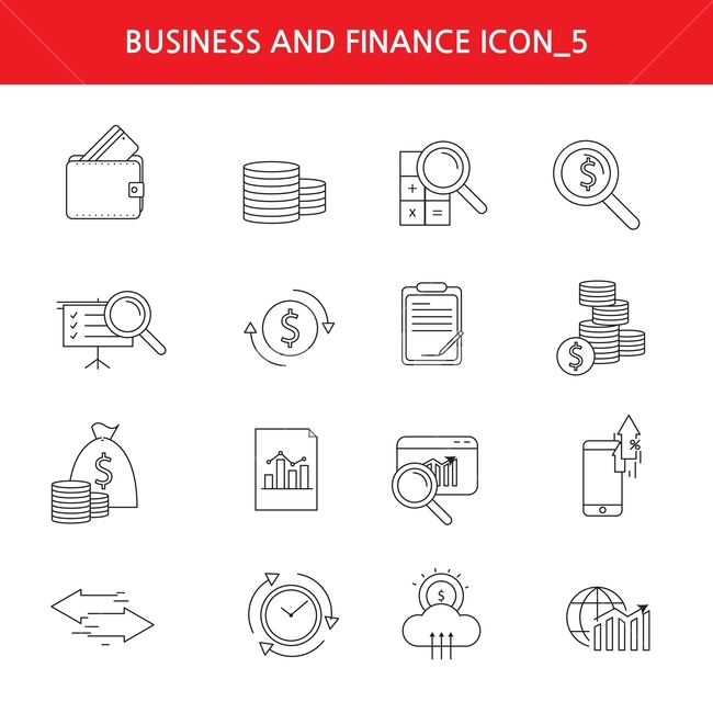 invest,document,bankroll,icon,simple,degradation,Vector icon,reading glasses,revenue,A calculator,share,vector,Line icon,set,business,Increase,graph,Figure,money,series,illustration,finance,card