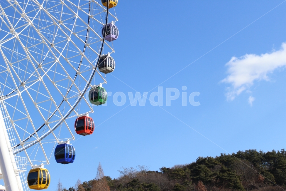대관람차,놀이기구,하늘,sky,알록달록,감성,스냅,100d,놀이공원,놀이동산,놀이터,amusement park,playground
