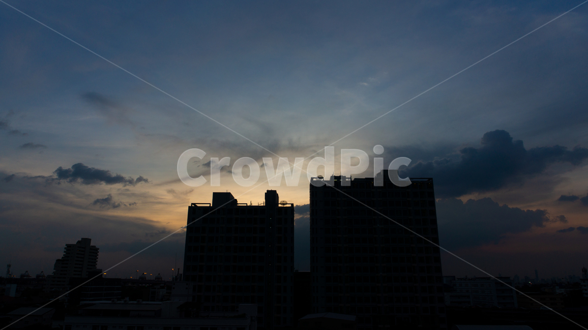 sky,하늘,silhouette,실루엣,일몰,sunset,건물,architecture