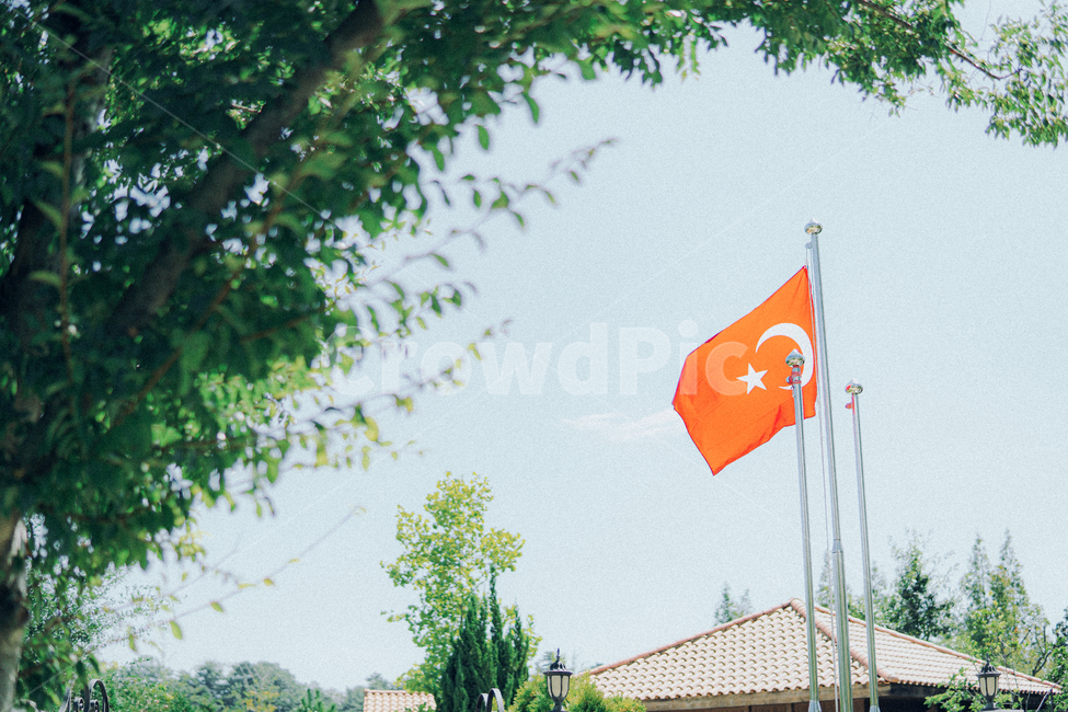 symbol,상징,flag,깃발,터키,터키국기