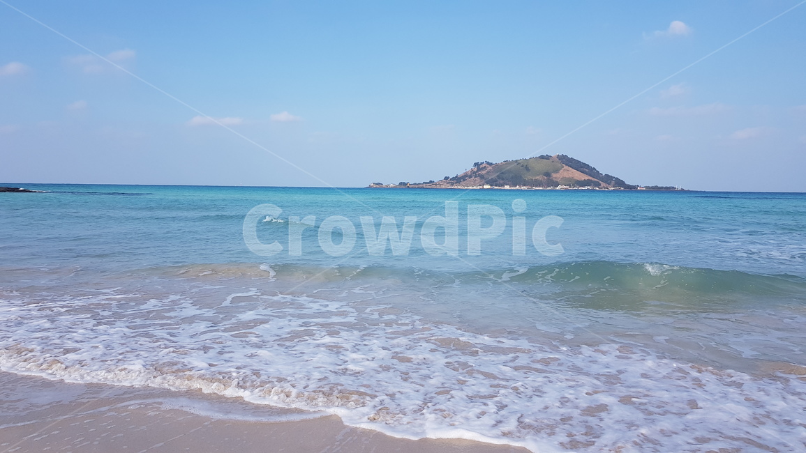 바다,제주도,협재,자연,협재해수욕장