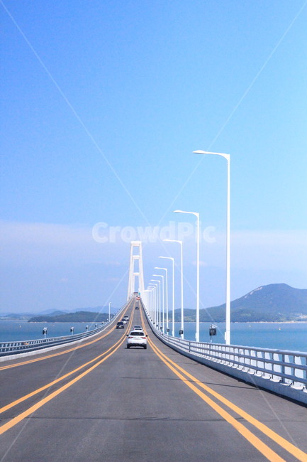 다리,천사의섬,신안,하늘,자동차