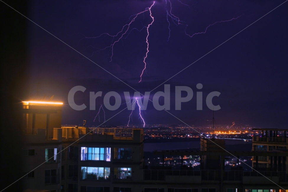 부산,엄궁,번개,장노출,캐논100d,자연,풍경,nature,landscape,도시,city,야경,밤,nightscape,night,weather,날씨,outdoors,옥외