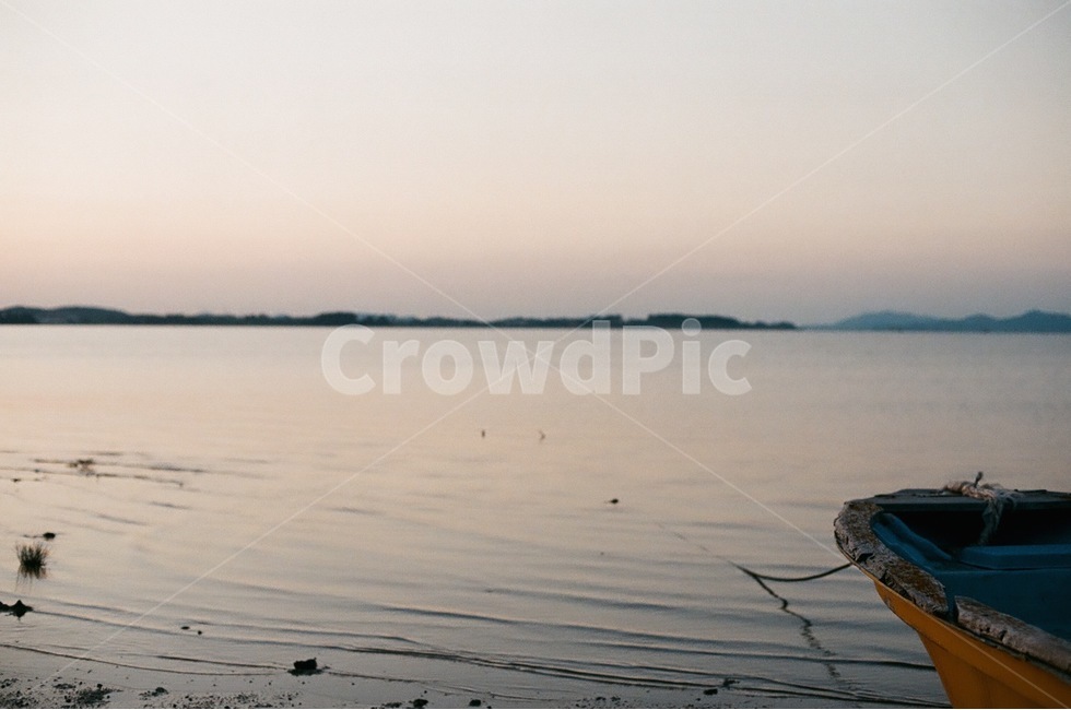 노을,해질녘,바다,풍경,필름사진,sunset,시골,고요함