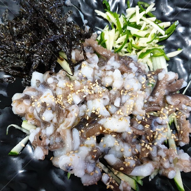 낙지,탕탕이,음식,해산물,다이어트음식