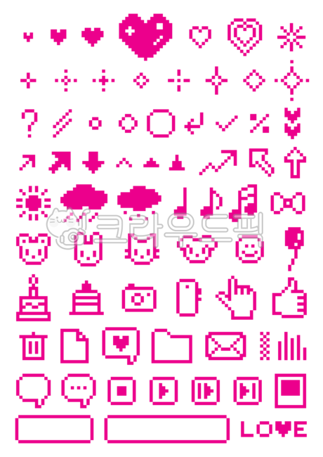 Dot emoticon,dot,dot illustration,dot icon,heart,teddy bear,rabbit,cat,puppy,circle,sun,cake,musical note,arrow,percent,click,cell phone,camera,finger,thumb,trash can,document,speech bubble,volume,love,file,photo,speech bubble,