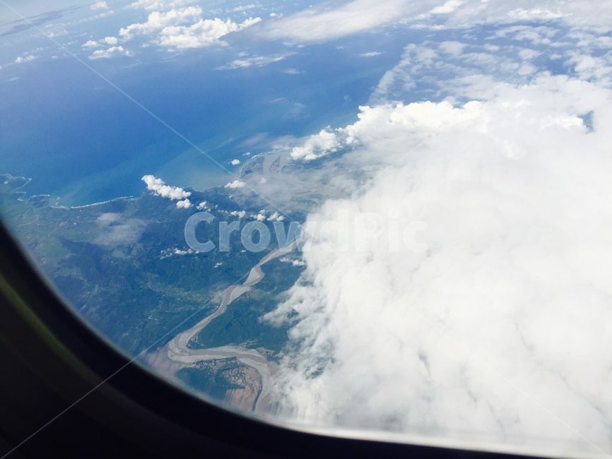 하늘,항공샷,하늘뷰,비행기,sky