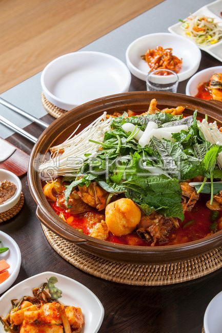 Chicken dishes,chicken,local food,Chicken doritang,green onion,potato,Korean food,mushroom,delicacy,noodles,folk food,Korean,Native Chicken Bokkeumtang,food,Spicy Chicken Soup,meal,Tteoksari,Native chicken,rice cake,Dongchimi,traditional food,Dak bokkeumt