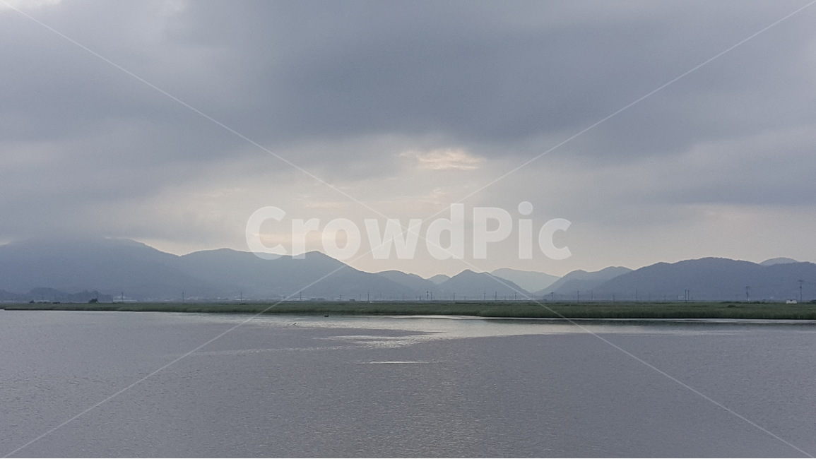 구름,바다,하늘,수평선,회색,흐림,자연,풍경,nature,landscape,outdoors,옥외,land,땅,water,물