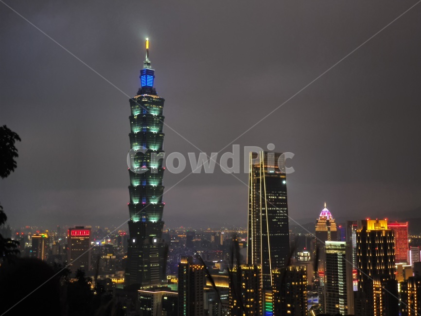 건물,architecture,building,도시,city,대만,해외,타이베이101,랜드마크,밤,야경,외국